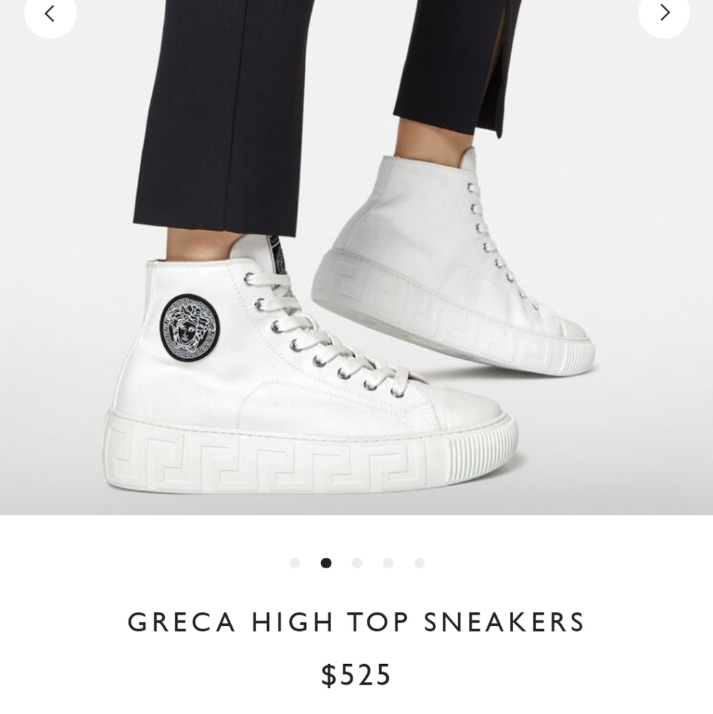 Versace Greca High Top Sneakers